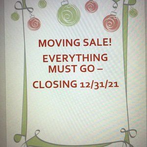 Everything must go!